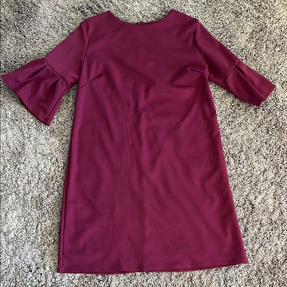 Plum shift dress - Picture 1 of 3